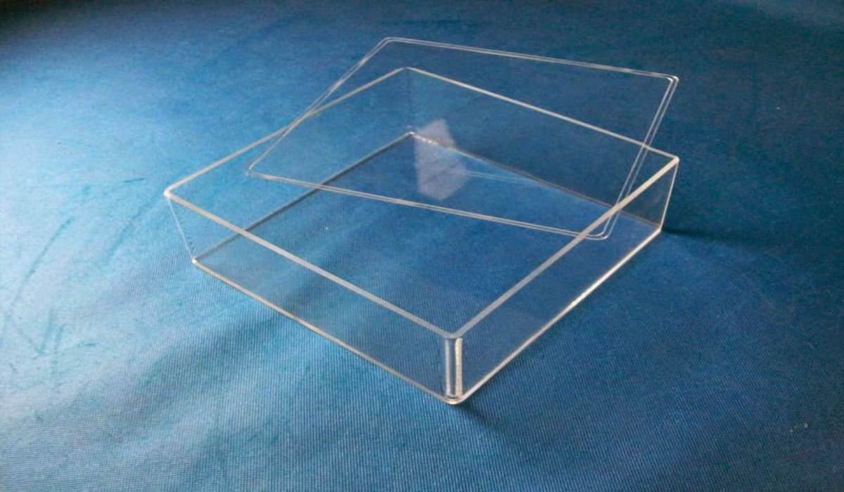 small plastic display stands