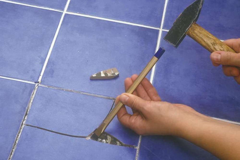 How to remove broken tiles