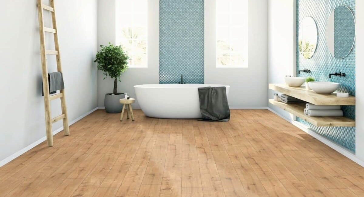 Waterproof laminate flooring