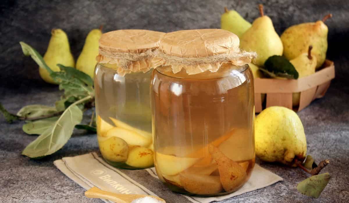 canned pears recipe