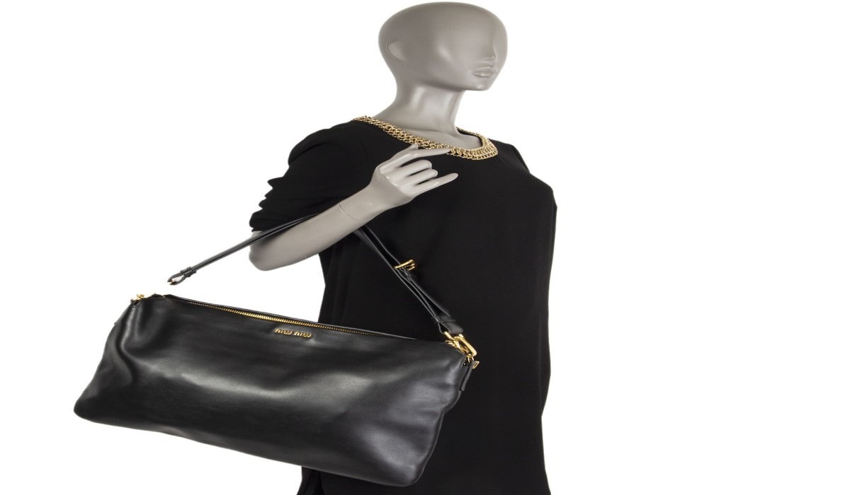 Women’s black leather purse tote bag | great price - Arad Branding