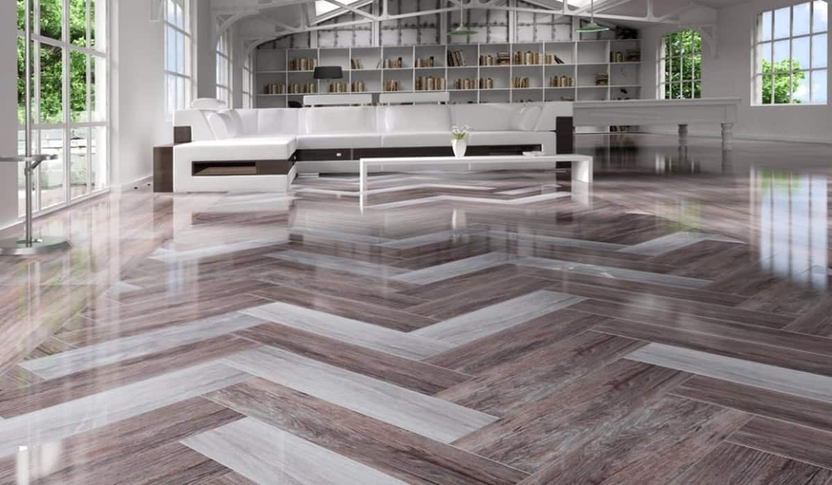vitrified floor tiles design for living room - Arad Branding