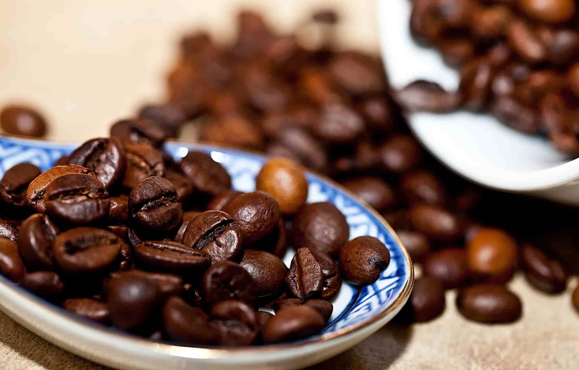 Natural hazelnut coffee