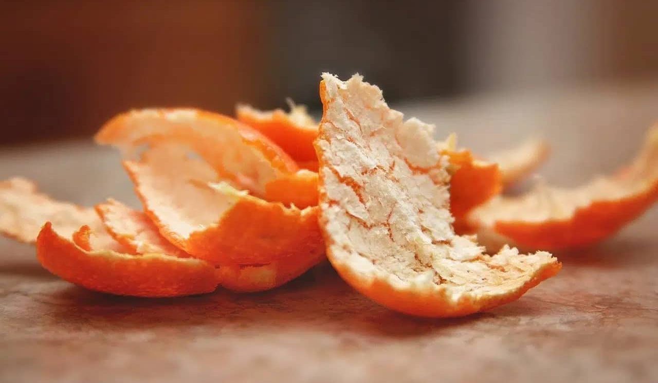 dried citrus fruit peel