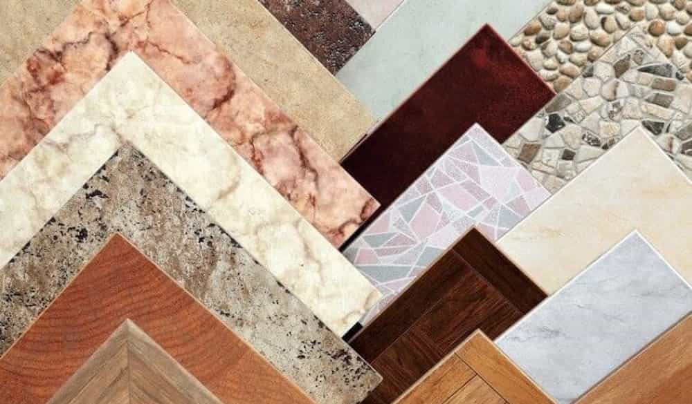 types of floor tiles for living room