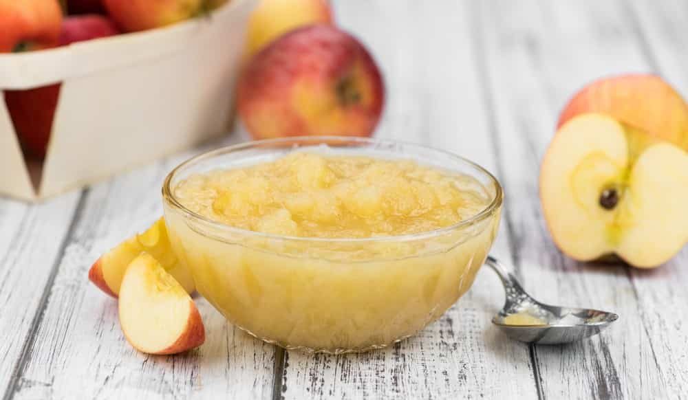 apple puree for baby side effects