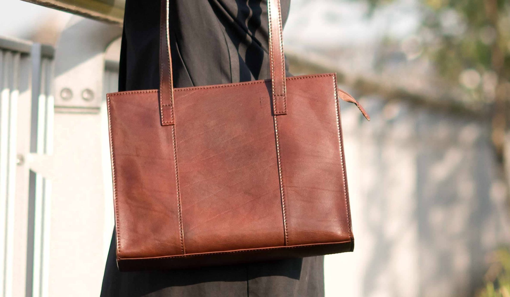 Women`s leather bags for work