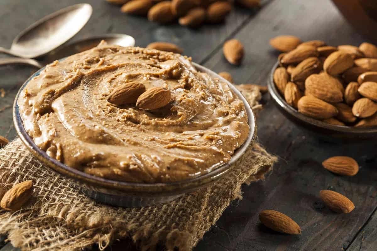 How is almond butter made?