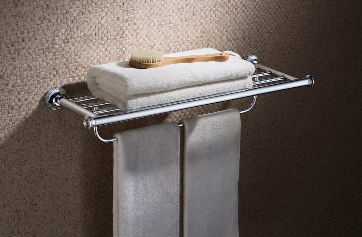 3M Command Metal Rust-Resistant Hand Towel Bar, Satin Nickel