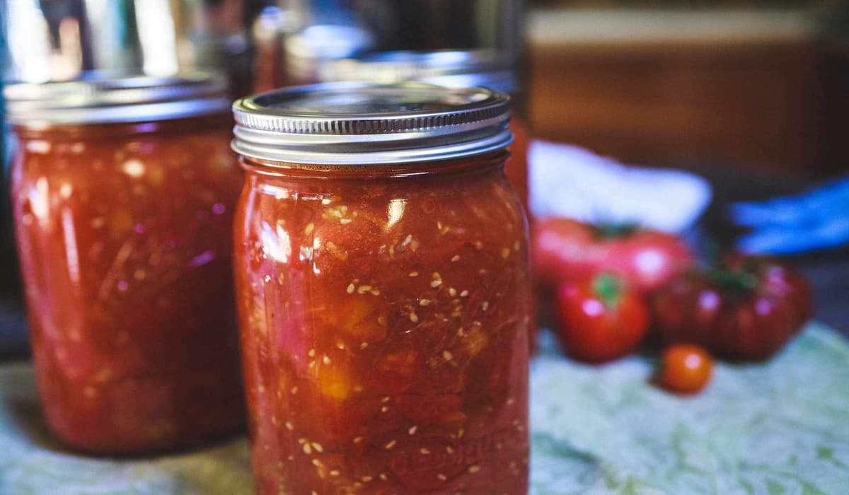 canned tomato sauce recipe