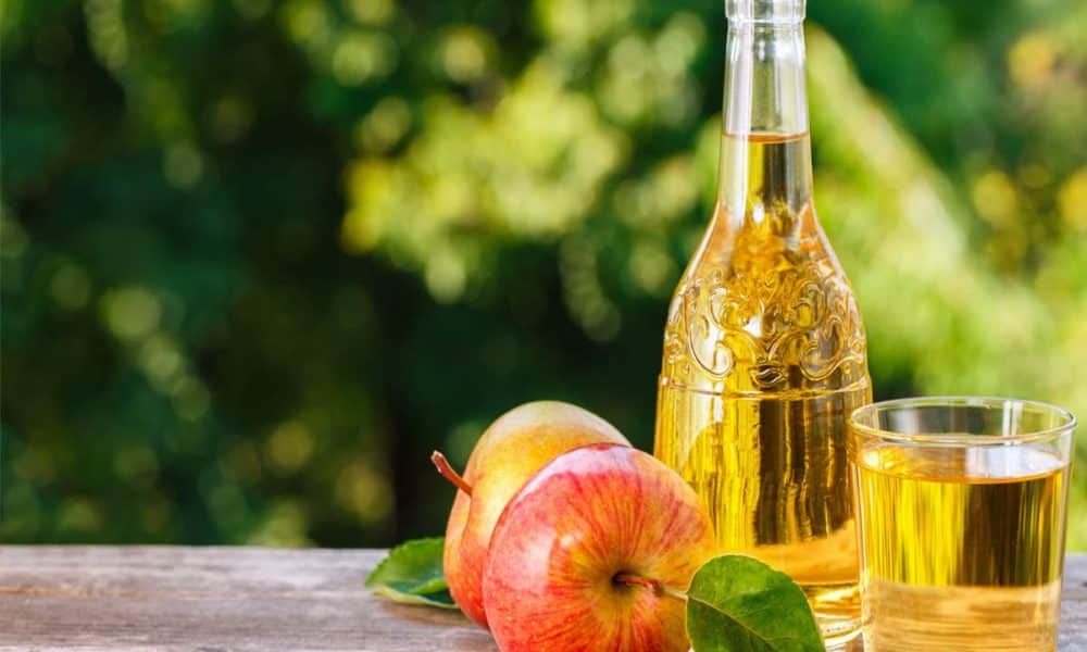 Production of apple cider vinegar