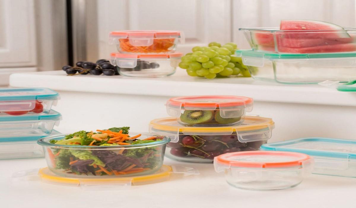 plastic kitchen storage containers with lids
