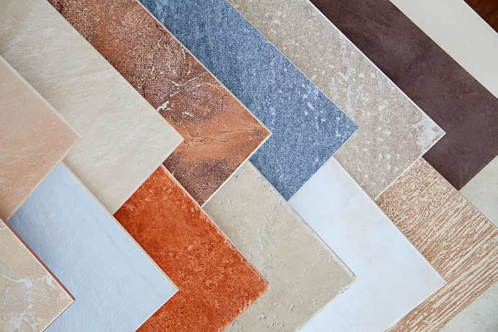 Ceramic tile material