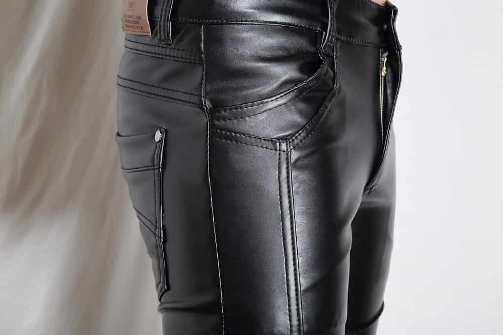 leather pants straight