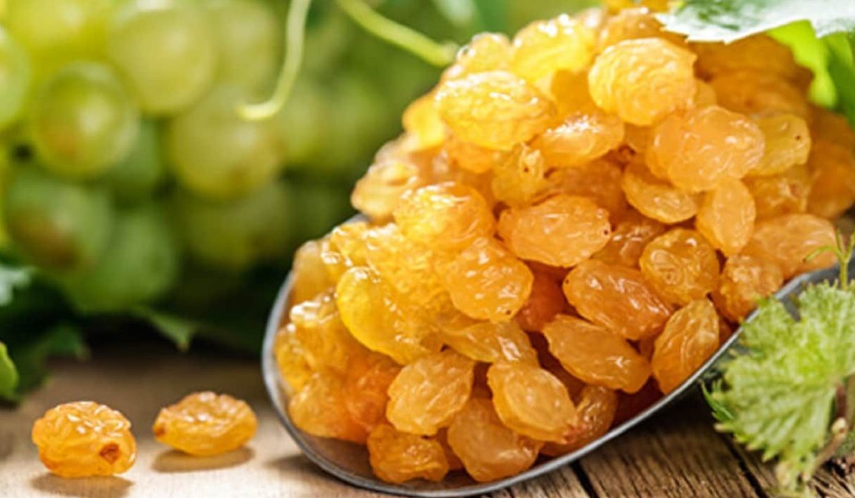Yellow raisins use