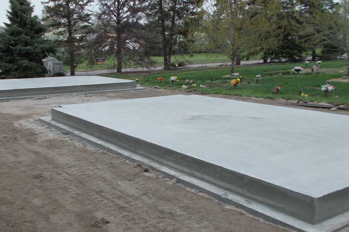 10x10 concrete slab