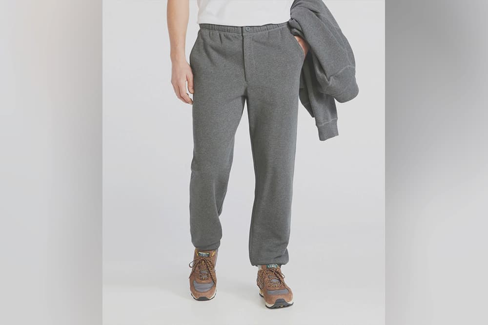 SWEATPANTS WITH ZIPPER FLY