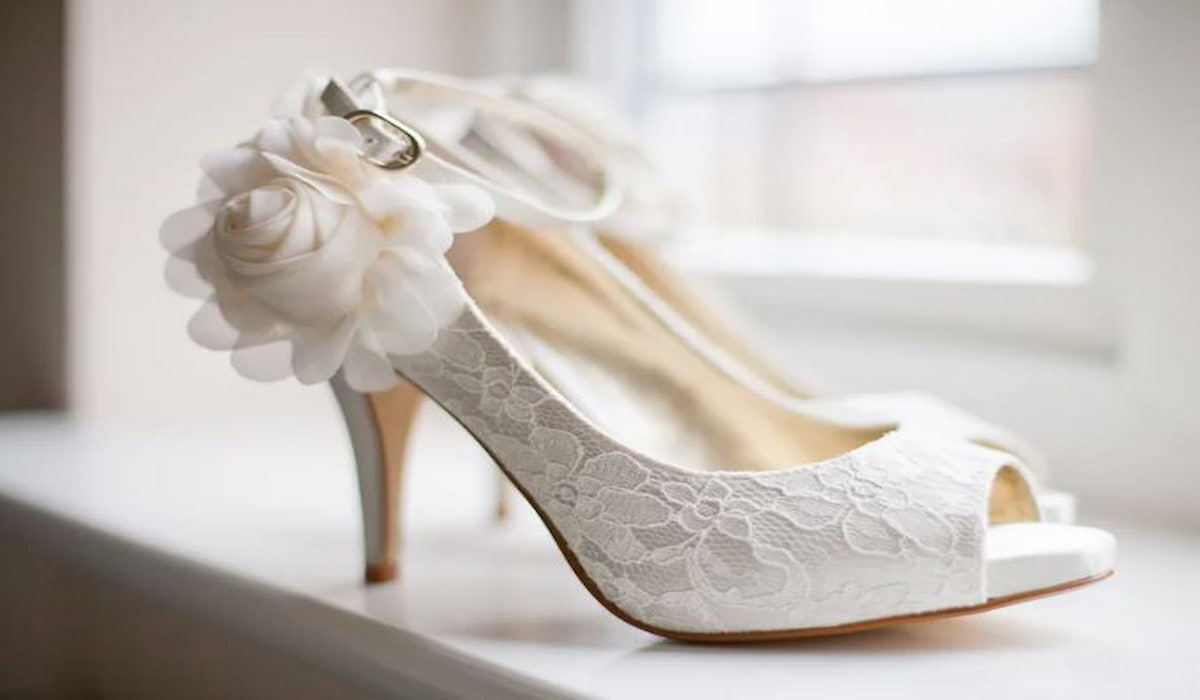 Blush Bride High Heeled Embroidered Shoes for Weddings | Tiesta Shoes –  Tiesta Store