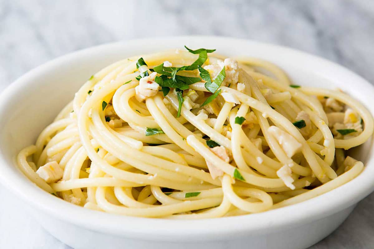 garlic spaghetti