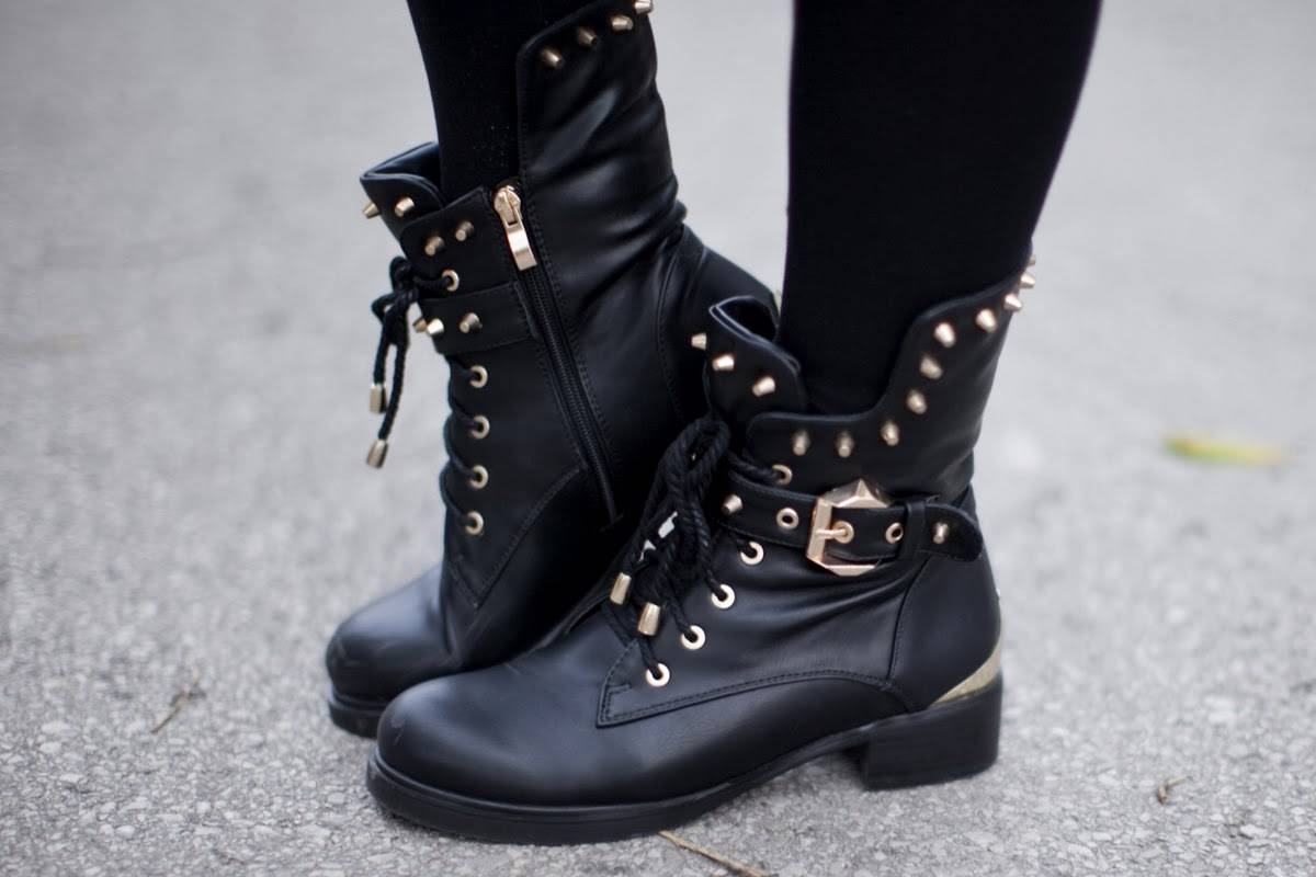 Womens leather boots