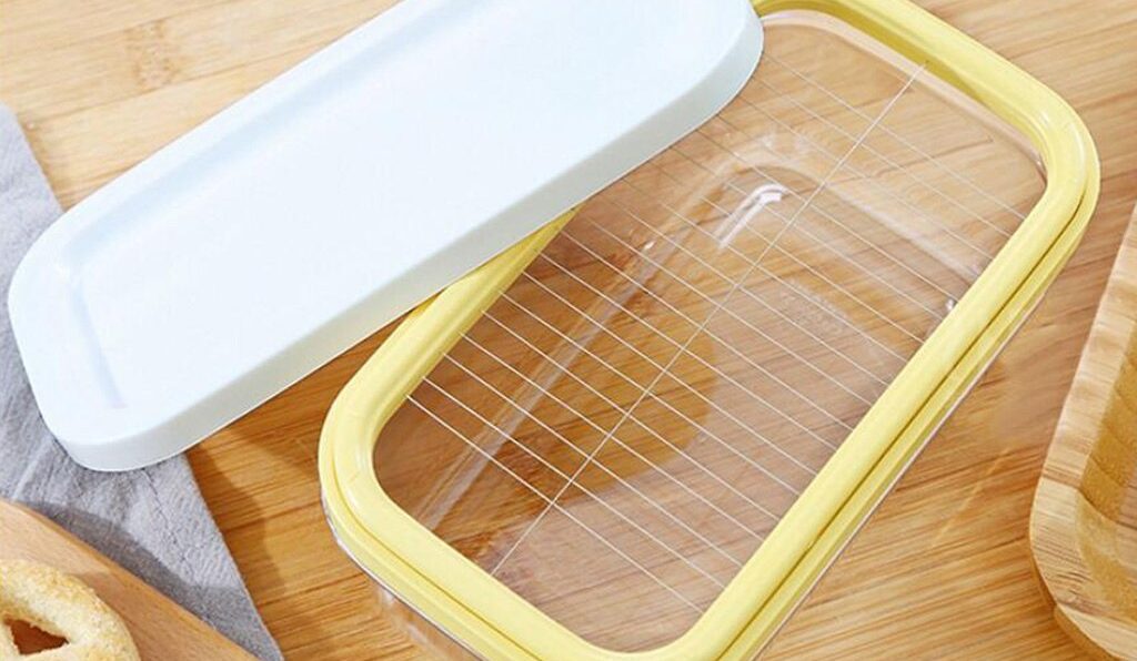 plastic butter dish for refrigerator
