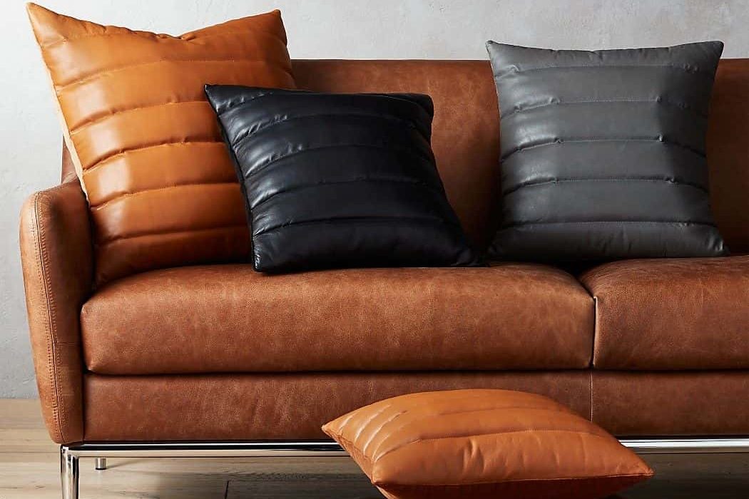 leather pillow cover business