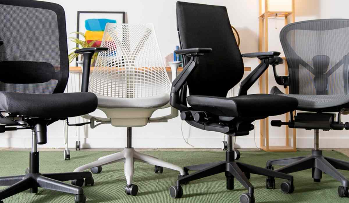 herman miller leather office chair