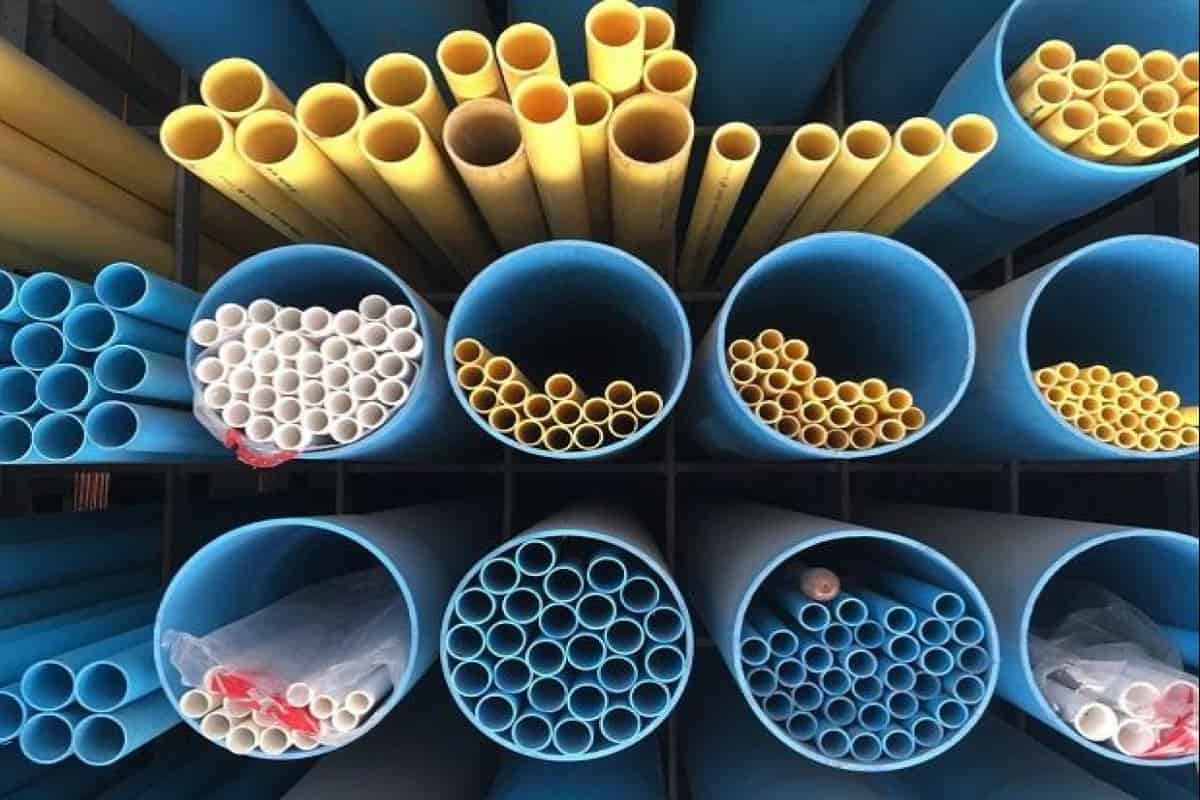 Plumbing plastic pipes
