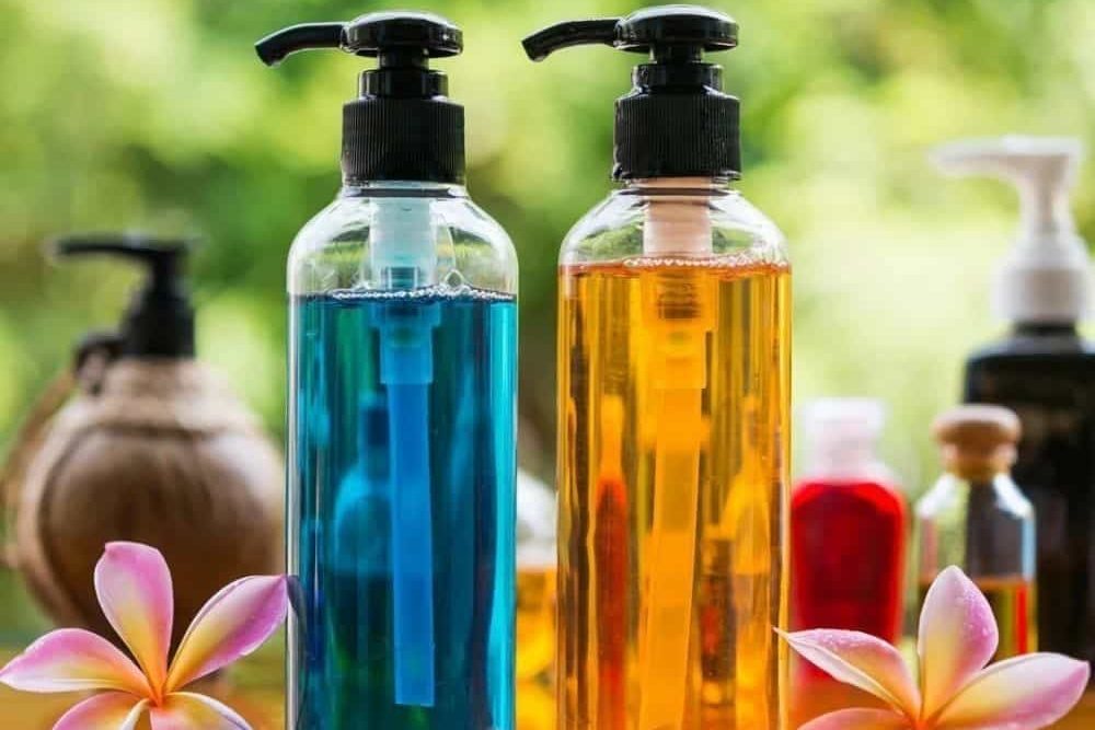 liquid soap bath and beauty