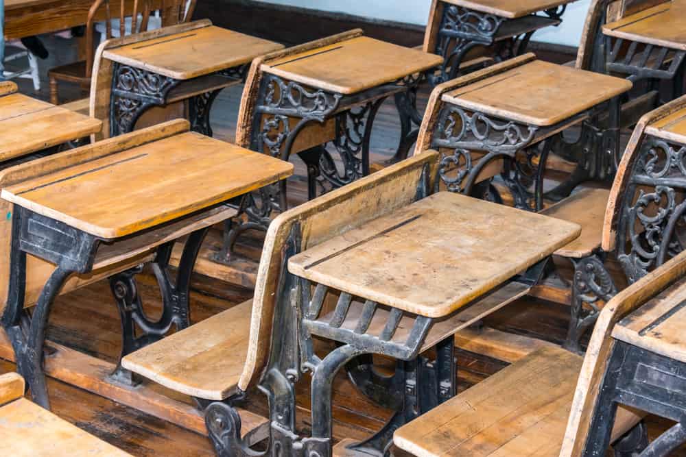 wooden school furniture