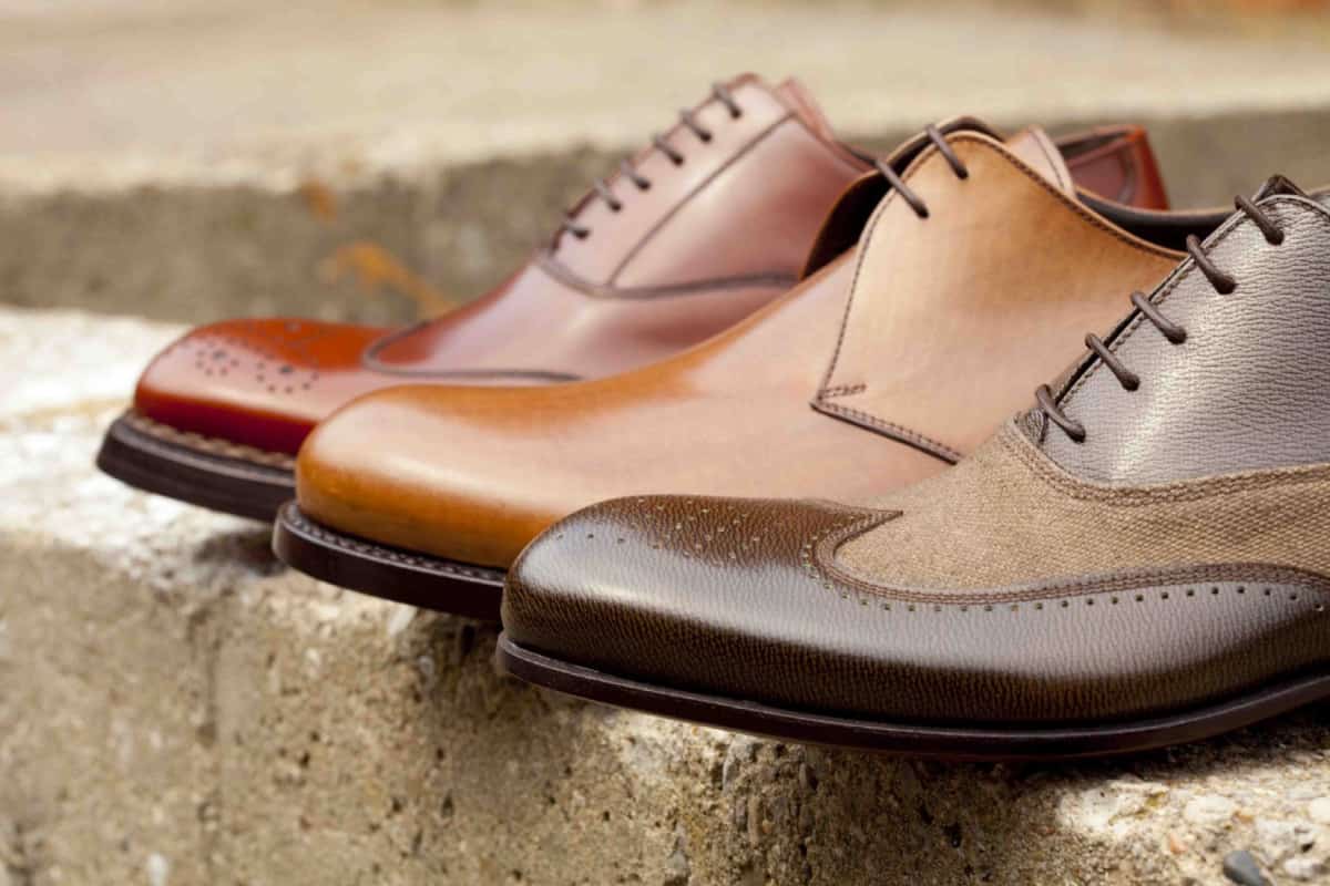 leather formal shoes