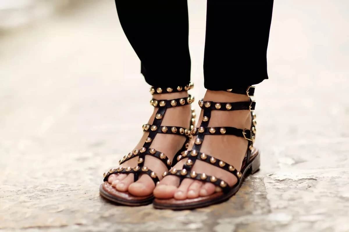 Better look with sandals