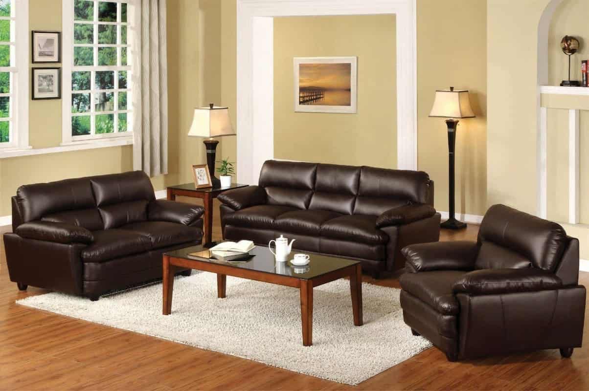 leather sofa for living room