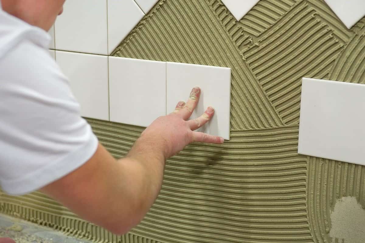 Ceramic tile installation patterns