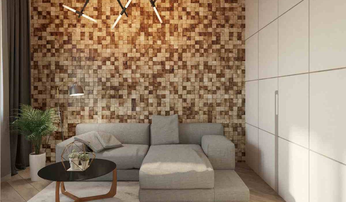 Living room wall tiles