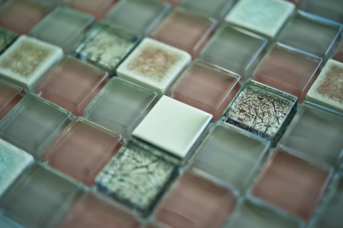 glass backsplash tile grout