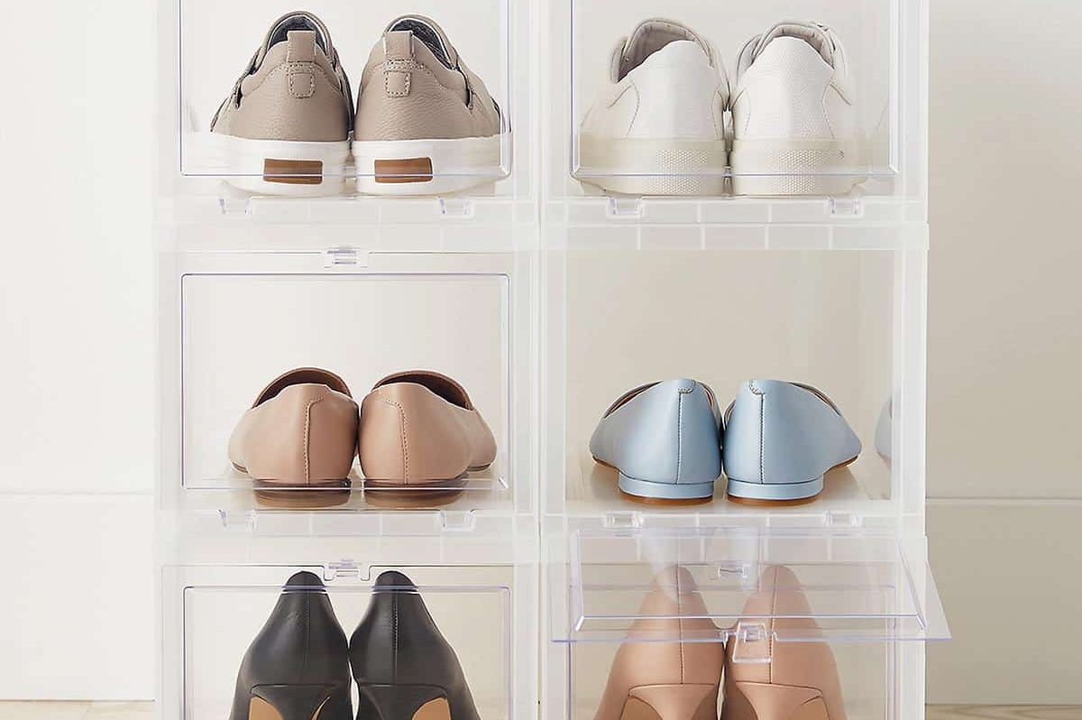 Buy Plastic Shoe Boxes With Lids online