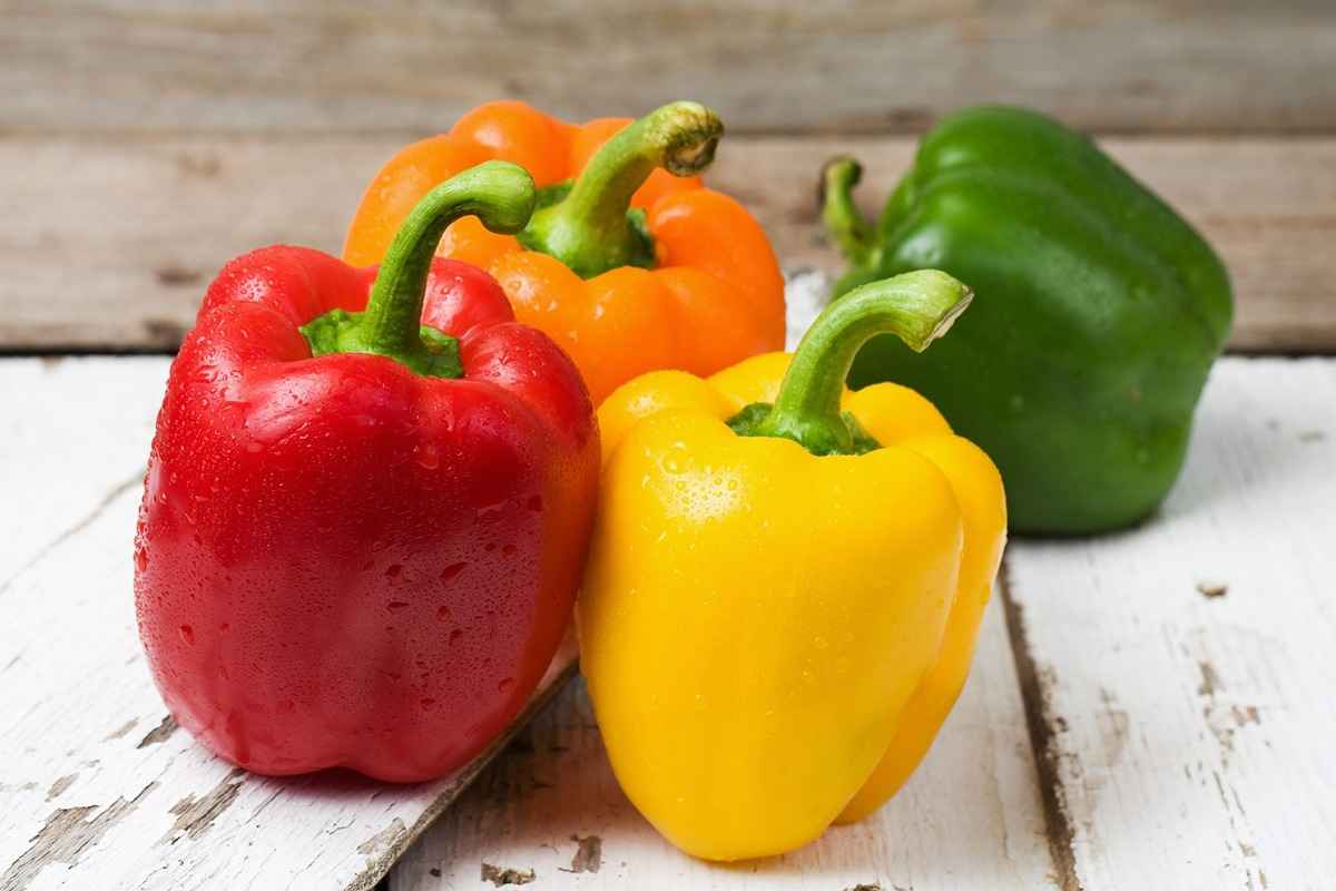 bell pepper calories green