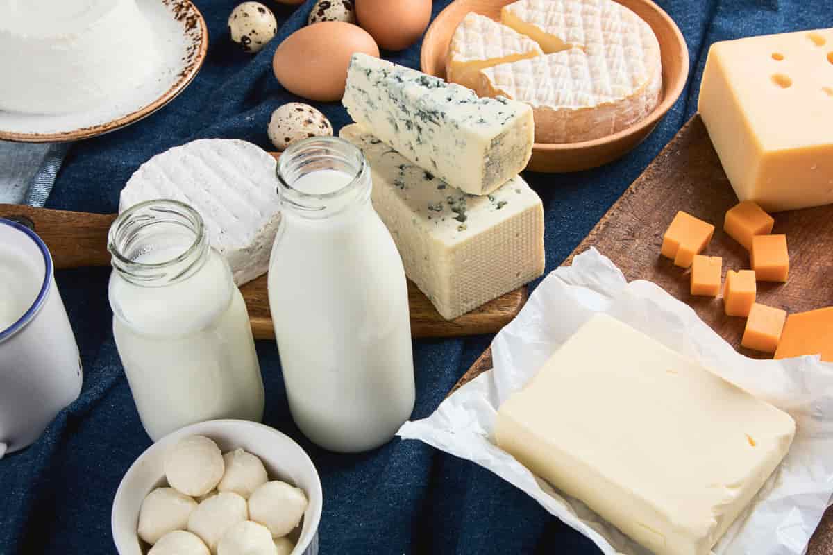 dairy products and mucus