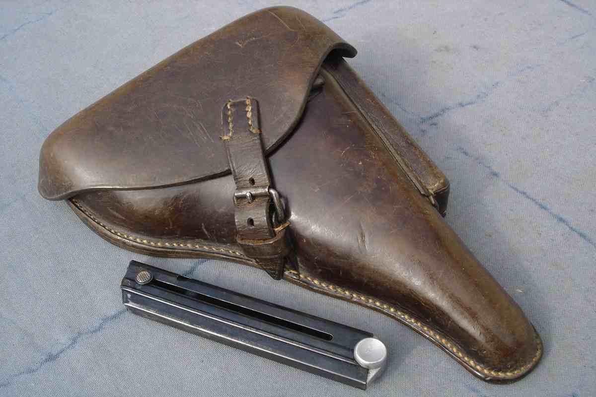 canvas and leather gun case