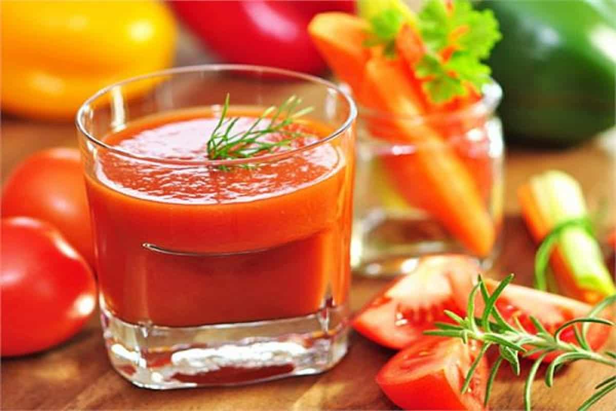 tomato juice high in fiber