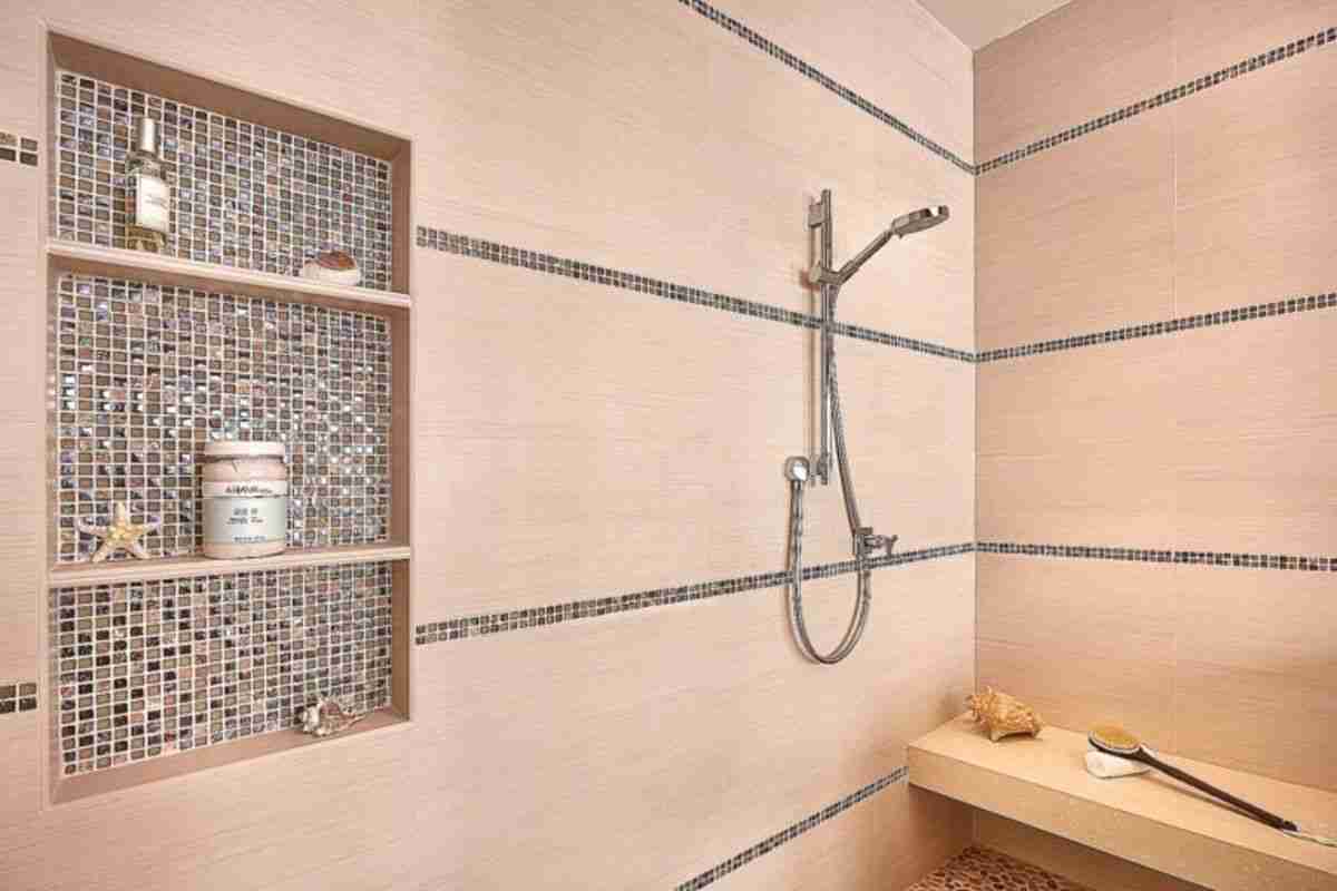 large ceramic tiles for shower