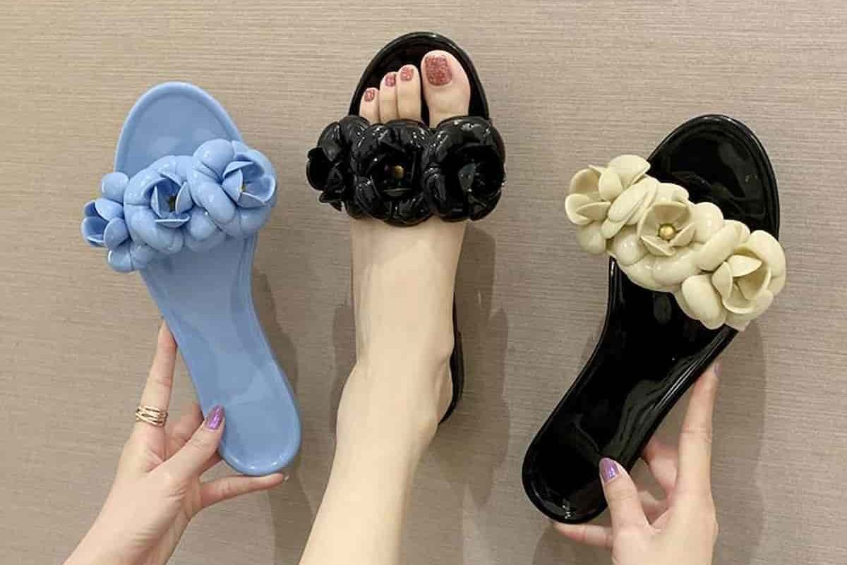 jelly slippers for women
