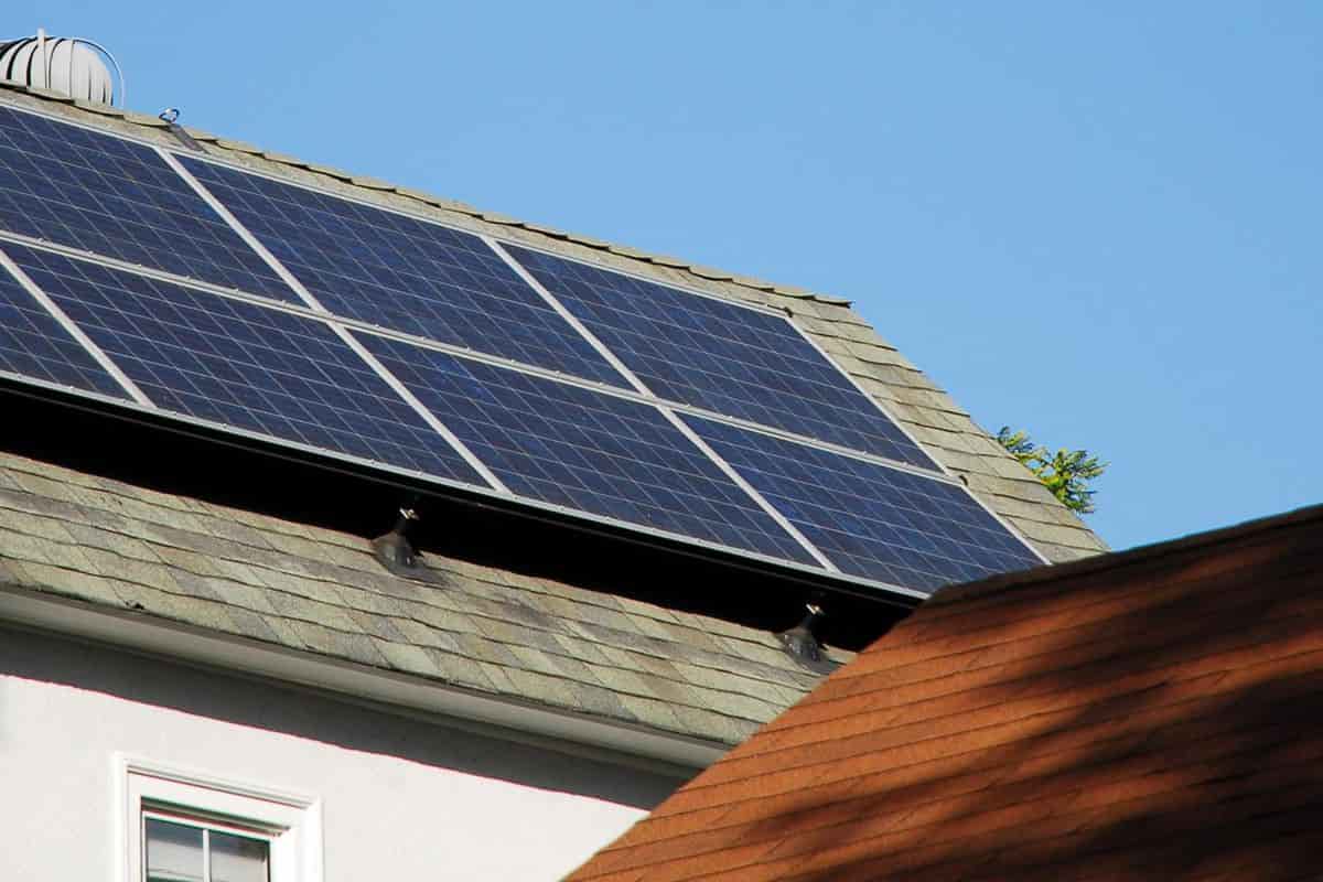 Installing solar panels for hot water