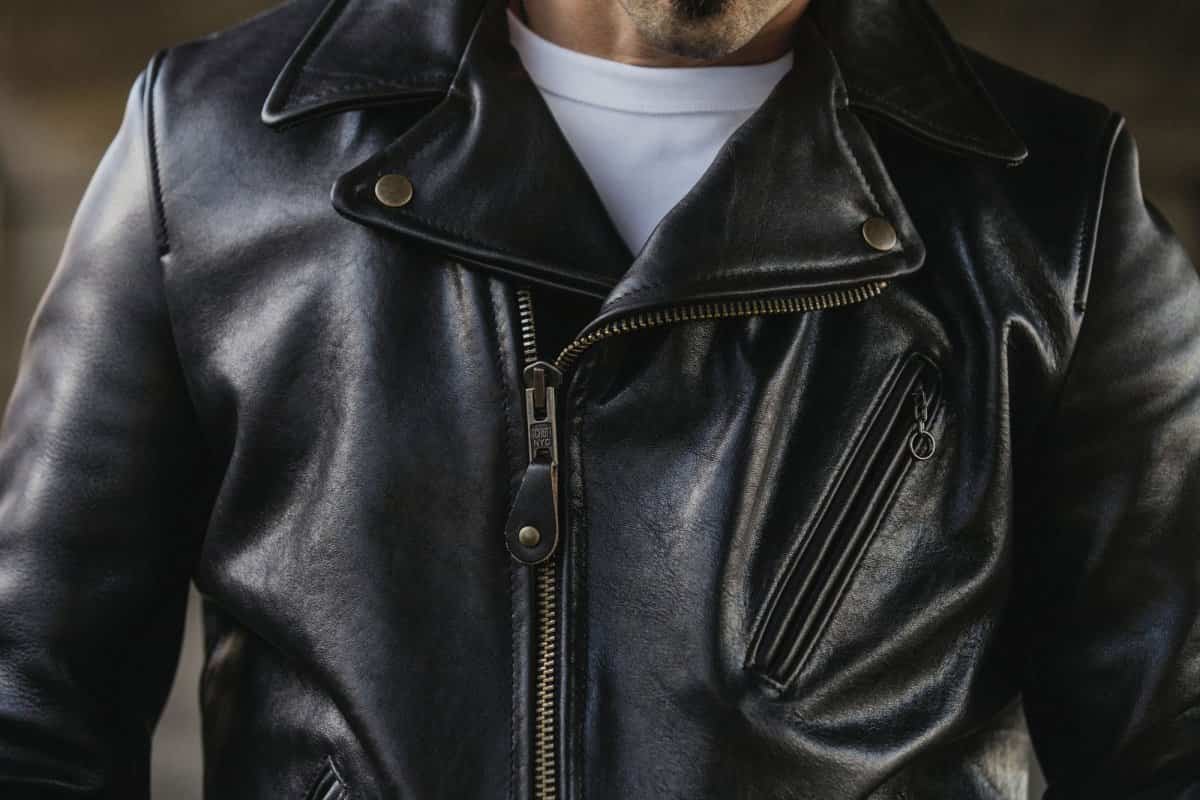 leather jacket details