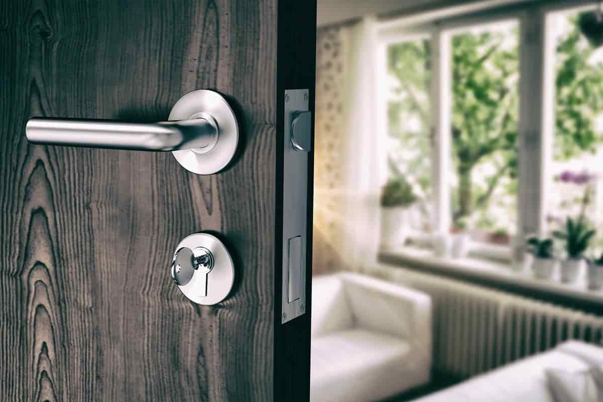 Composite door handles and locks
