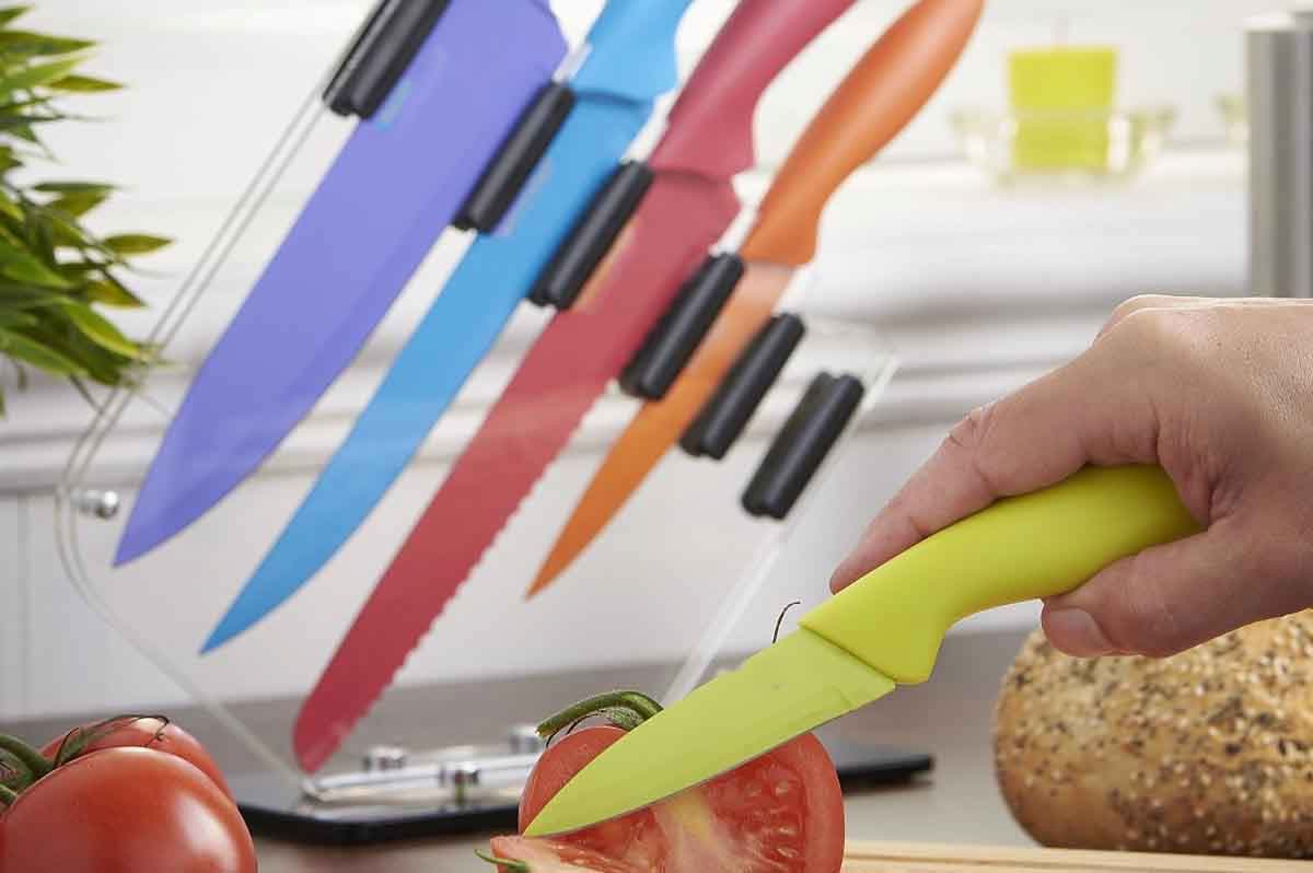 plastic kitchen knife set