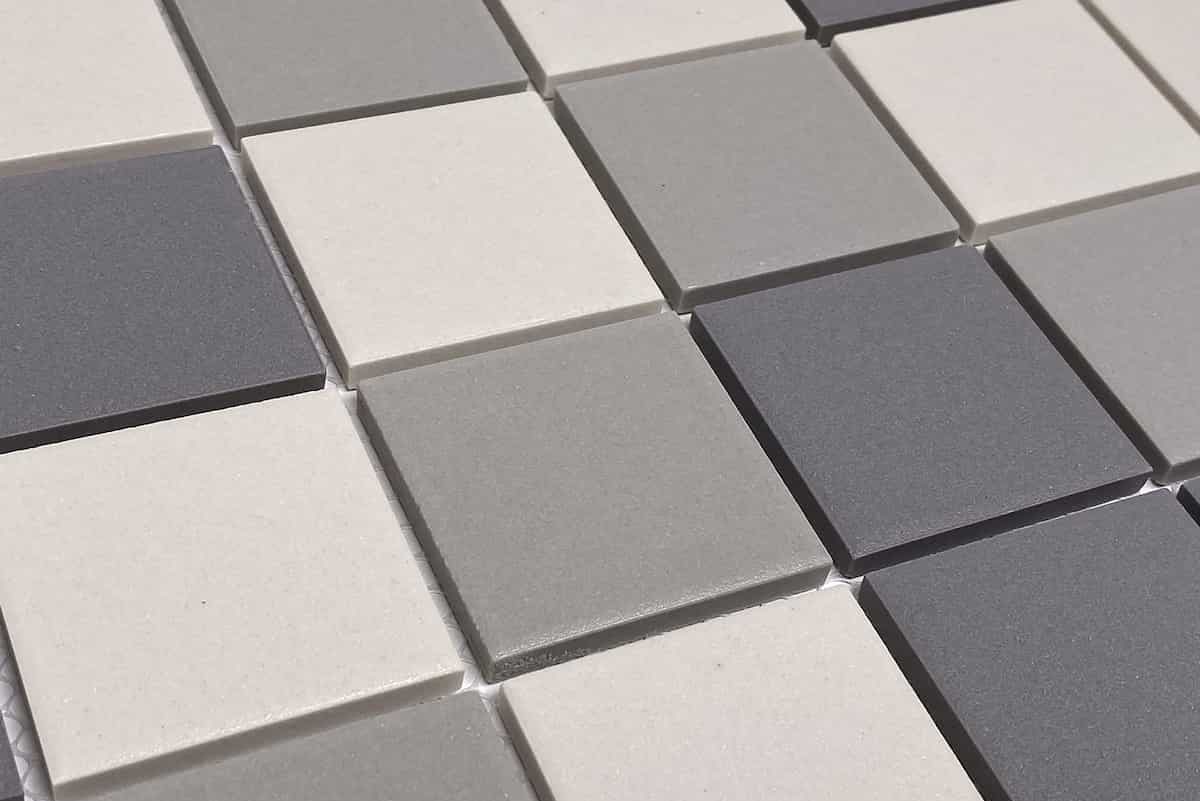 glazed and unglazed tiles