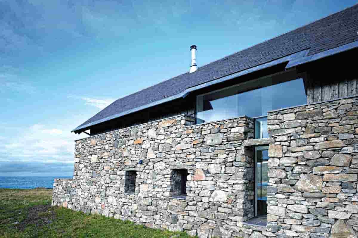 building stone house