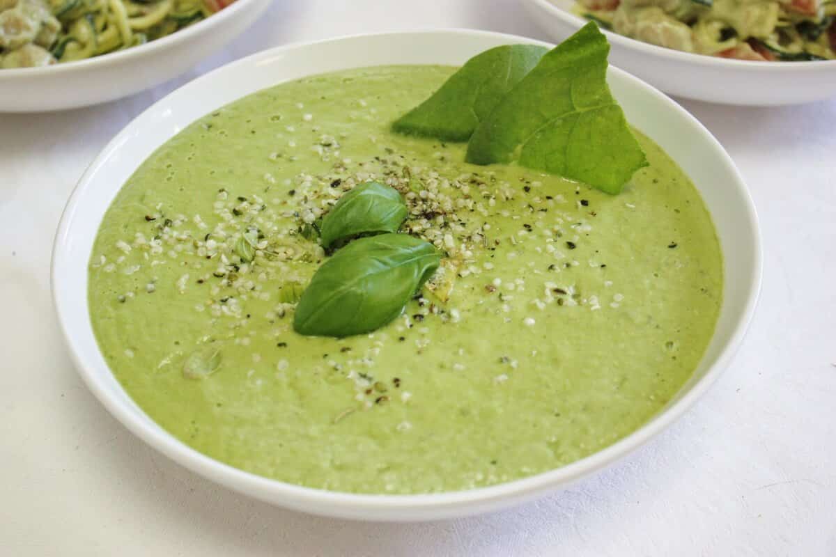 French zucchini soup features